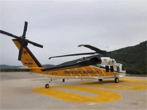 OGM envanterine ilk yangın söndürme helikopteri girdi  