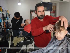 Siirtte bayram namazına kadar sürecek berberlerin mesaisi başladı