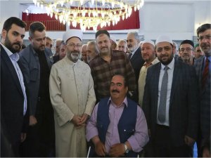 Diyanet İşleri Başkanı Erbaş, hacı adaylarıyla bir araya geldi