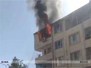 Batmanda yangın: Ev sahibi baygınlık geçirdi