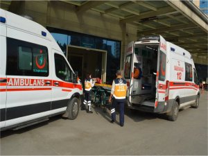 Otluk alanda çıkan yangında mermi patladı: 2 yaralı