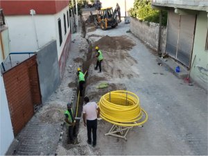 Bozova’da doğalgaz çalışmaları sürüyor
