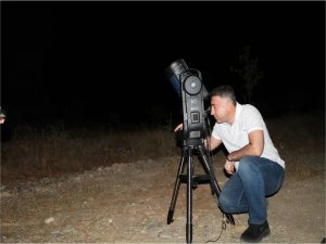 Batmanda Perseid meteor yağmuru gözlem şenliği düzenlendi