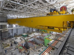 Akkuyu NGS’de köprü vinci devreye alındı