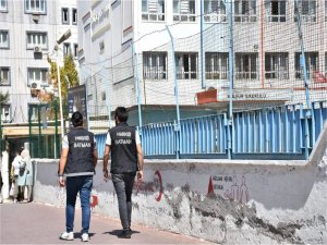 Batmanda okul çevresinde denetim yapıldı  