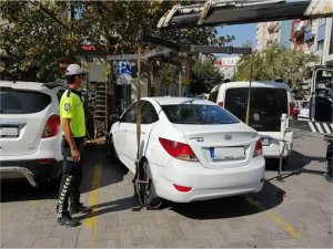 Engelli park yerleri denetimi gerçekleştirildi
