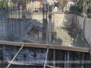 Mardinde inşaatta çökme: 4 yaralı