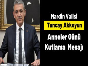 Valimiz Sayın Tuncay Akkoyun’un Anneler Günü Mesajı