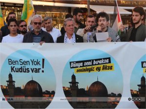 Midyat’ta Gazze için bisiklet turu ve basın açıklaması