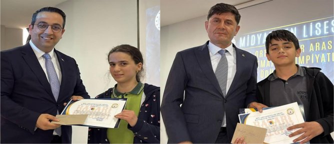 Midyat’ta Matematik Başarısı Ödüllendirildi