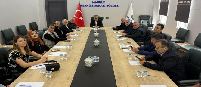 MARDİN OSB BAŞKAN VEKİLİ DUYAN GAZETECİLERLE BİR ARAYA GELDİ