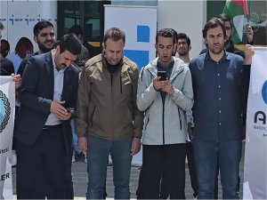 Şırnakta öğrenciler vicdan gemisine yapılan saldırıyı lanetledi