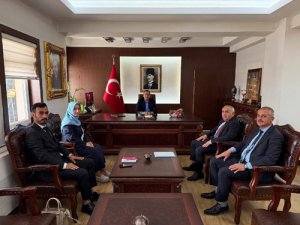 Sosyal Güvenlik Haftası’nda Midyat Kaymakamına Anlamlı Ziyareti