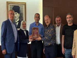 Mardinli İş insanları Derneği’nden Kaymakam Özdemir’e Ziyaret