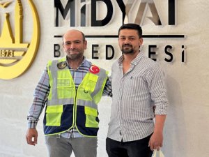 Midyat Belediyesi Temizlik Personelinden Örnek Davranış