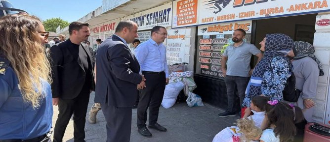 Midyat Kaymakamı Ömer Faruk Özdemirden Kurban Bayramı Öncesi Otogar Ziyaret ve Denetimi