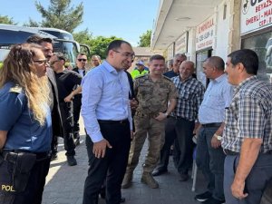 Midyat Kaymakamı Ömer Faruk Özdemirden Kurban Bayramı Öncesi Otogar Ziyaret ve Denetimi