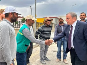 Başkan Veysi Şahin’den Sahada Emek Veren Personele Bayram Ziyareti