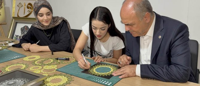 Sanatın Şifası Filografi ve Rölyef Ömerli’de Kadınlarla Buluştu