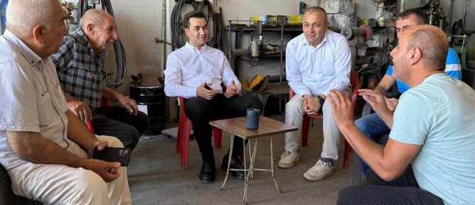 Midyat Kaymakamı Mehmet Kaya, Yeni Yatırımlarla Büyüyen Sanayi Sitesinde