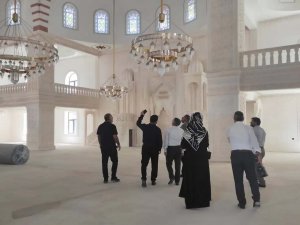 Sason Merkez Camii inşaatında inceleme