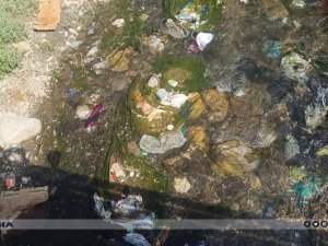 Beytüşşebap köylerinde toplanmayan çöpler dereleri kirletiyor
