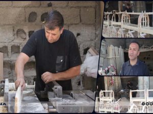 Cizre’de ahşap beşik geleneği son ustalarla yaşatılmaya devam ediliyor 