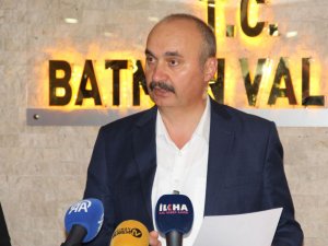 Vali Canalp: Batmanda asayiş olayları azalıyor, uyuşturucuyla mücadele amansız devam ediyor