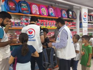 Şanlıurfa’da yetim ve öksüz çocuklara kırtasiye desteği