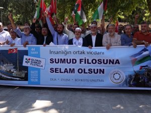 Şanlıurfa’da Sumud Filosu’na destek açıklaması