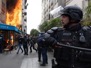 Fransadaki protestolarda 110 kişi gözaltına alındı