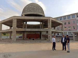 Batman İl Müftüsü Ahmet Durmuştan cami inşaatlarına ziyaret
