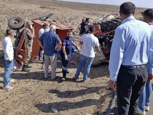 İdil’de traktör devrildi: 1 ölü, 4 yaralı