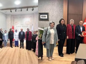 AK Parti Kadın Kollarından Ömerli Belediye Başkanı Altındağ’a Ziyaret 