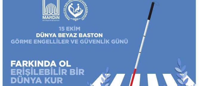 Mardinde Beyaz Baston Günü Farkındalık Etkinliği
