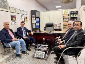 MİDYAT KAYMAKAMI MEHMET KAYA’DAN GAZETECİLER GÜNÜ ZİYARETİ