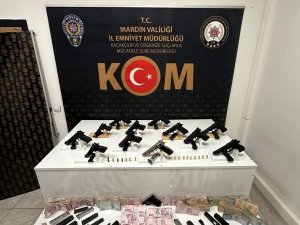 MARDİN’DE YASA DIŞI SİLAH TİCARETİNE BÜYÜK DARBE!