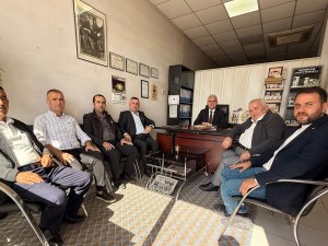 Midyatın Değerli İsimlerinden Midyat Turabdin Gazeteciler ve Yazarlar Derneğine Ziyaret
