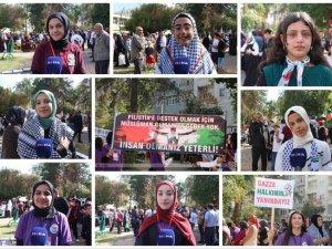 Vicdan sahibi öğrenciler: Gazze’nin her zaman yanındayız, Gazze muhakkak kazanacaktır