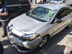 Batmanda otomobil, bisiklet sürücüsüne çarptı