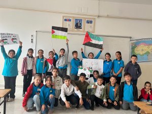 Şanlıurfa’da okullardan Gazze’ye anlamlı destek