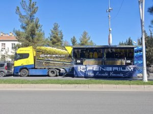 Fenerium Tırı Midyat’ta Taraftarlarla Buluştu