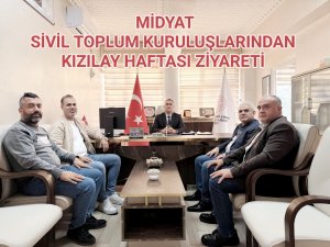 Midyat STK’larından Kızılay Haftası Ziyareti