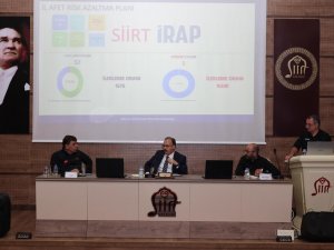 Siirt’in afetlere dirençli kent olması hedefiyle 52 eylem planı görüşüldü