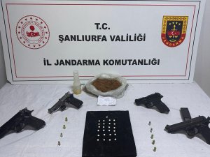 Şanlıurfa’da uyuşturucu ve silah operasyonu