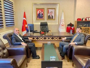 Başkan Altındağ’dan İl Müdürü Karaaslan’a Hayırlı Olsun Ziyareti