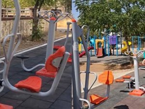 Midyat Belediyesi Yeni Mahalledeki Mevlana Parkını Yeniledi