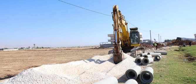 MARSU, Atatürk Mahallesi’nde Yeni İmar Alanları İçin Atıksu Hattı Döşeme Çalışması Başlattı