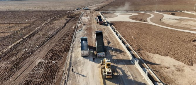 Mardin Büyükşehir Belediyesi Nusaybin’e Çevre Yolu Yapıyor
