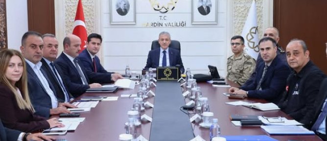 Mardin’de Kış Mevsimi Trafik Tedbirleri Toplantısı Yapıldı